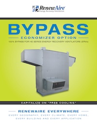 RenewAire Bypass Economizer Brochure