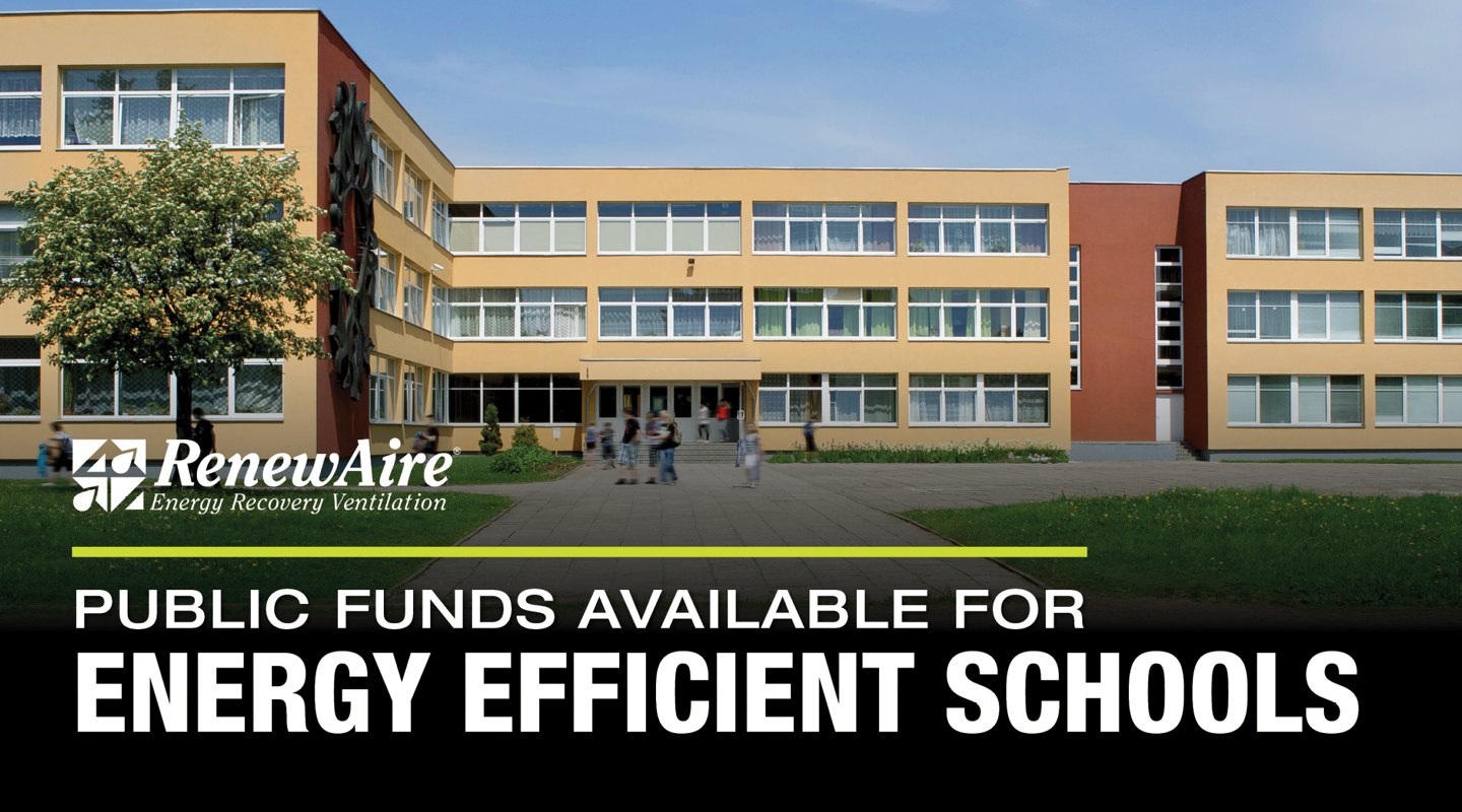 Significant public funds are available for K-12 schools in North America to implement energy-efficiency upgrades. Energy-efficient HVAC and ventilation projects are highlighted as qualifying solutions to receive public funds.