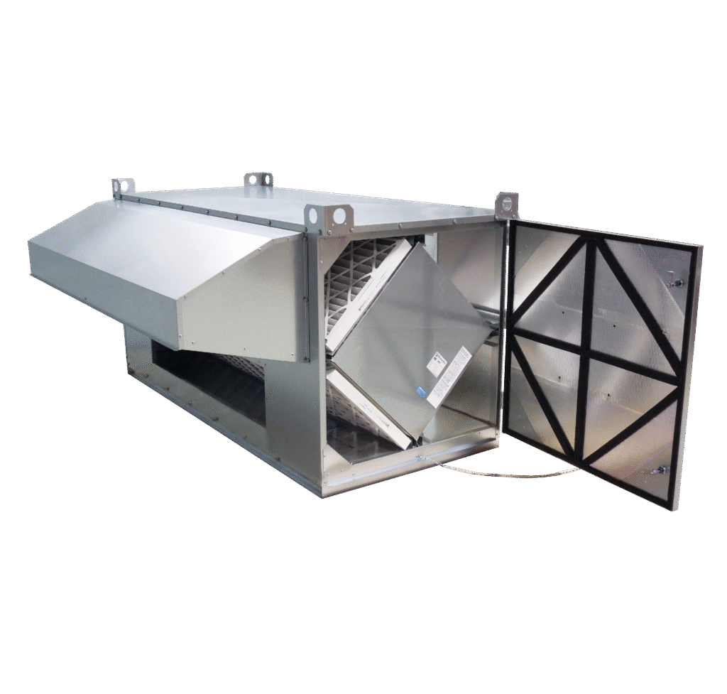 With a CFM range of 1,000–4,400, the CA4XRT energy recovery ventilator (ERV) can energy-efficiently ventilate commercial spaces.