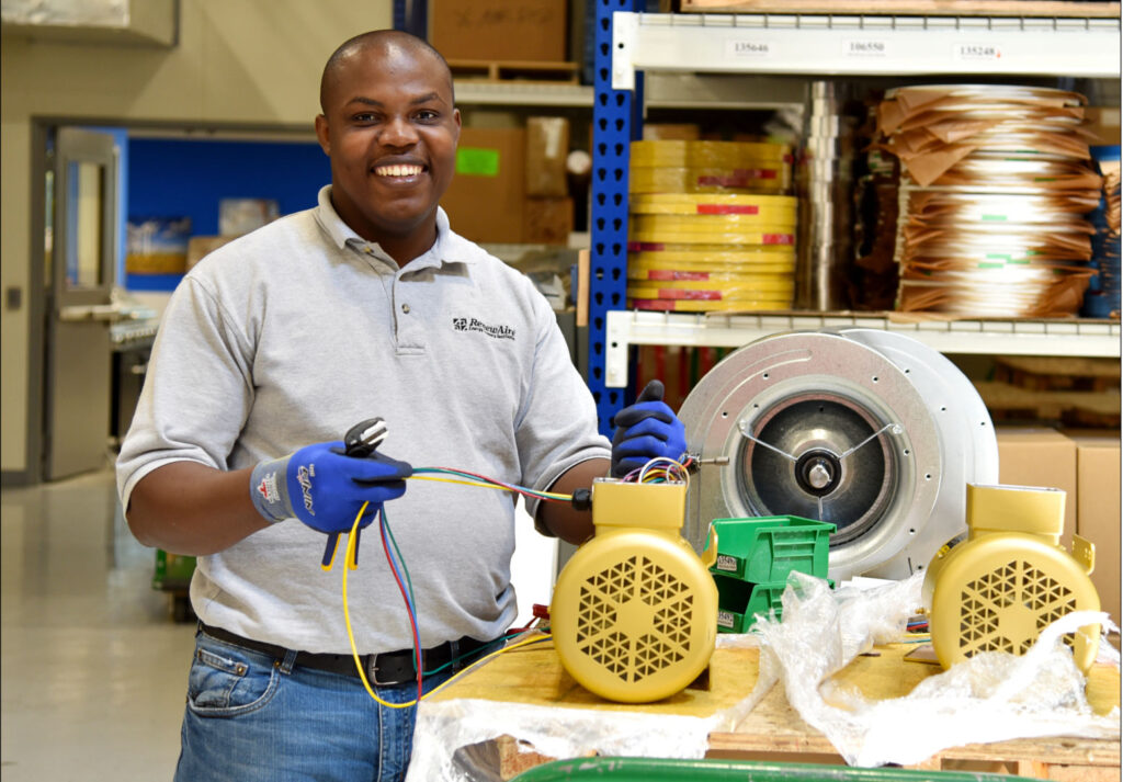 RenewAire is a Wisconsin-based manufacturer. Our production team builds energy recovery ventilators (ERVs) and dedicated outdoor air systems (DOAS)