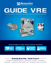 RenewAire ERV Guide Brochure (French)