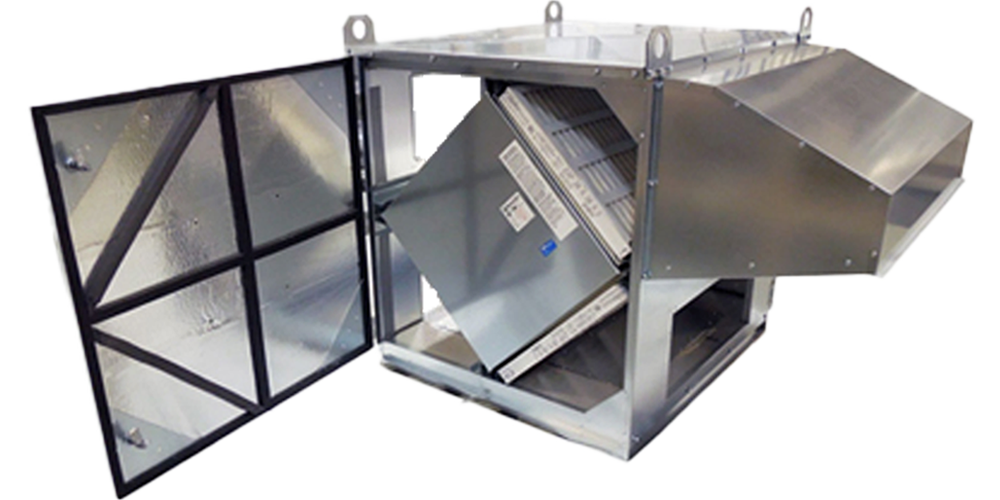 With a CFM range of 500–2,200, the CA2XRT energy recovery ventilator (ERV) can energy-efficiently ventilate commercial spaces.
