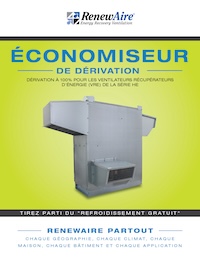RenewAire Bypass Economizer Brochure (French)