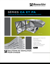 CA, PA Series Brochure (French)