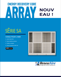 SA Series Energy Recovery Core Array Brochure (French)