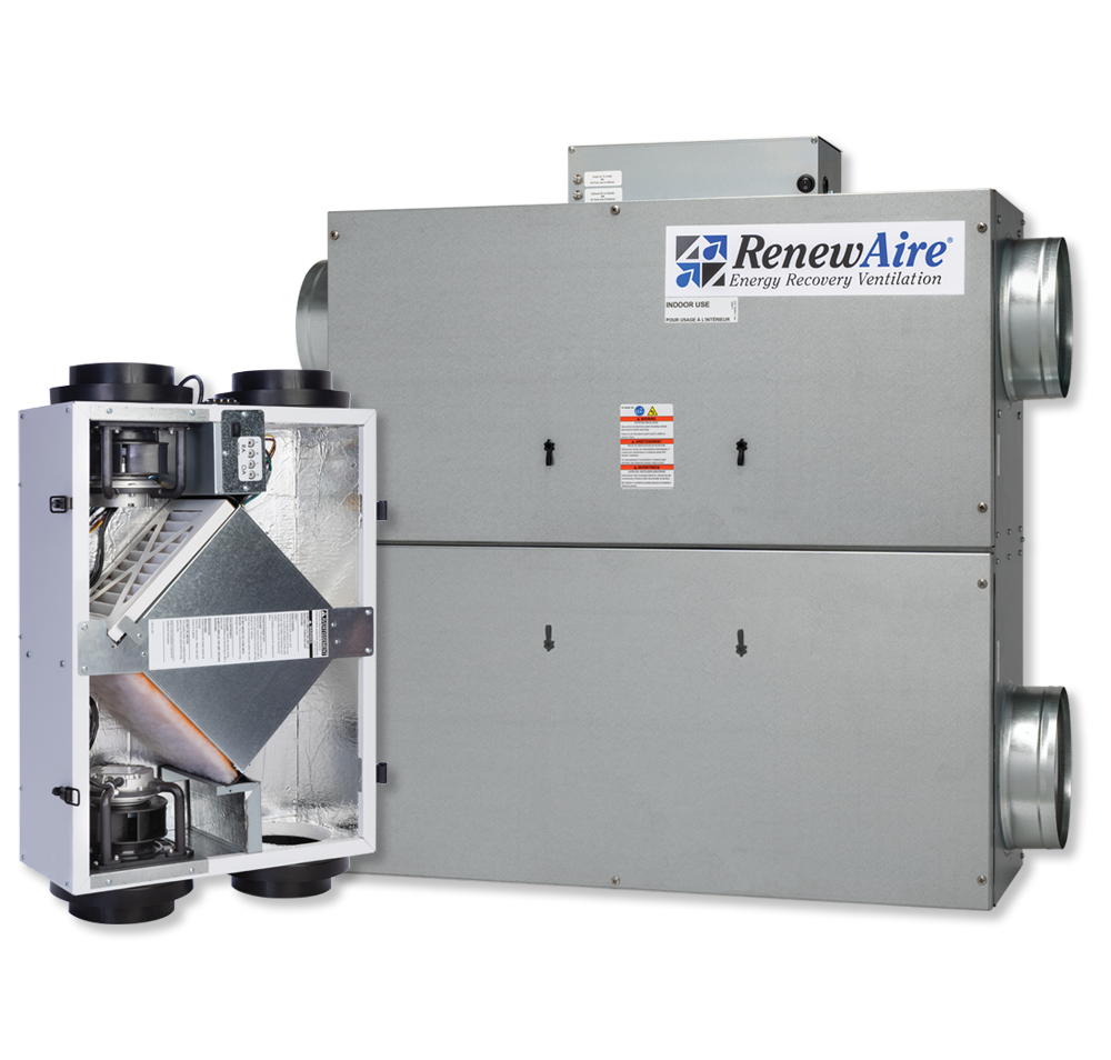RenewAire has residential energy recovery ventilators (ERVs) for all types of applications (single-family homes, apartments, condos, dorms, assisted living facilities, and more).
