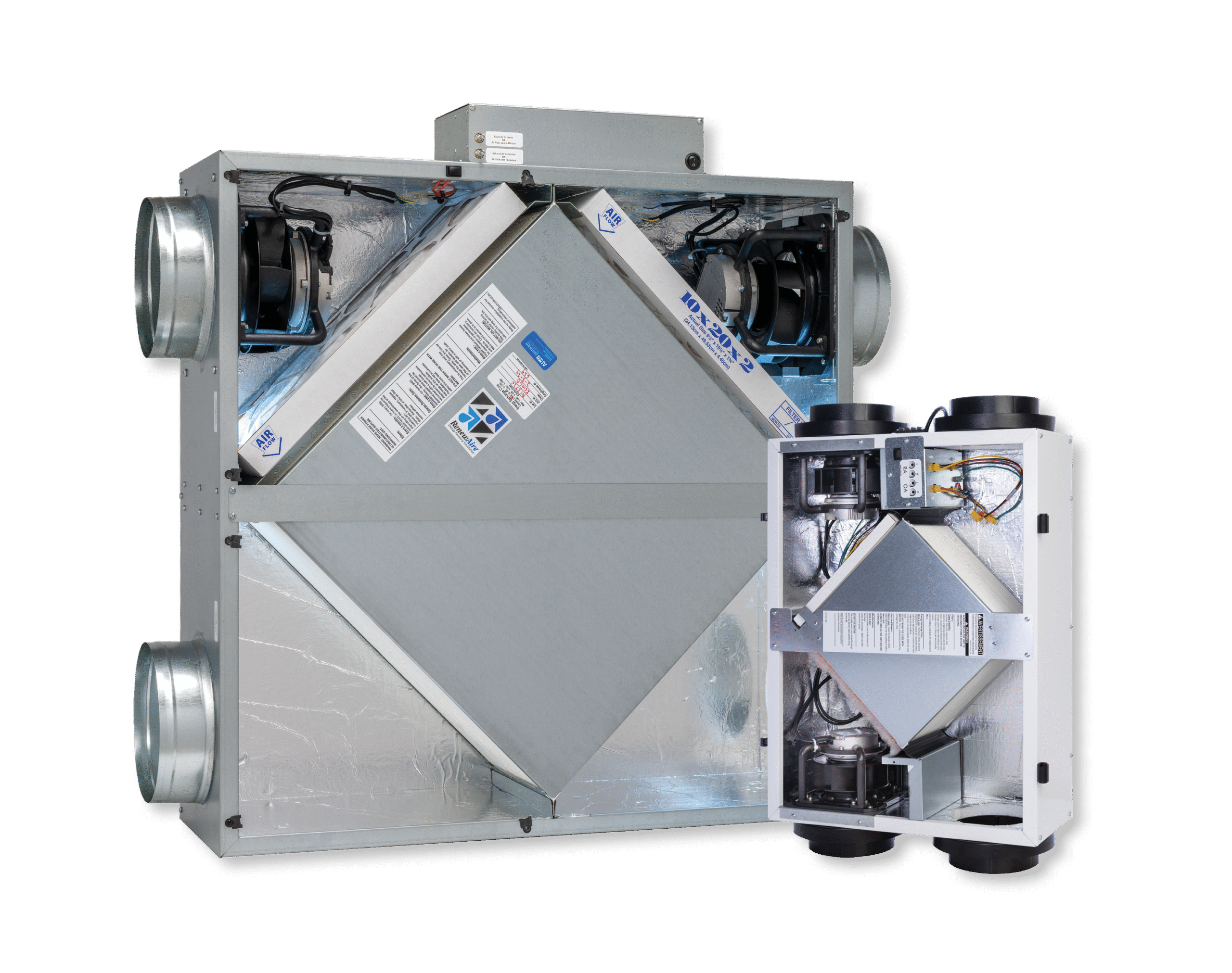 From traditional single-family homes to multi-family environments, RenewAire has a variety of energy recovery ventilators (ERVs) designed for residential spaces.