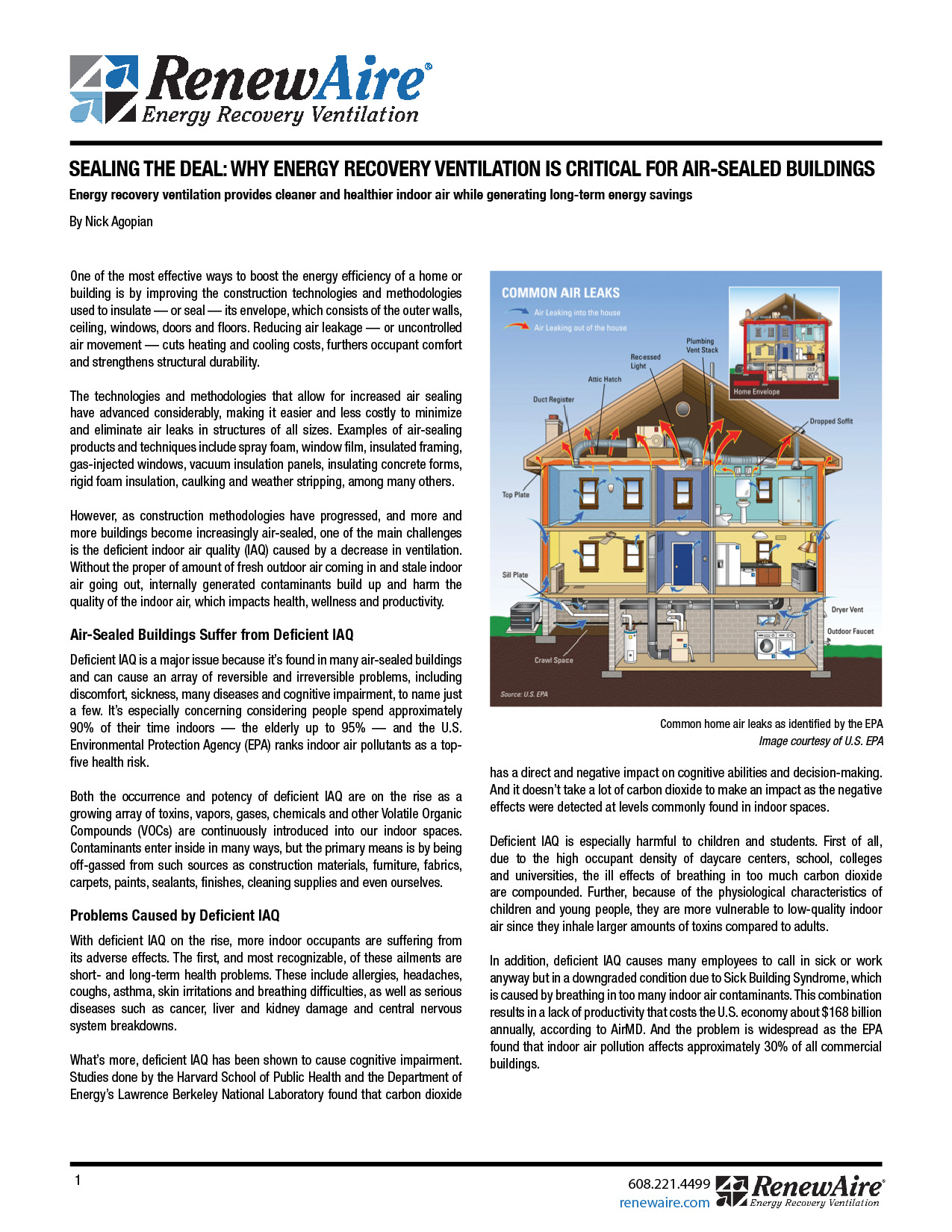Why Energy Recovery Ventilation is Critical for Air-Sealed Buildings