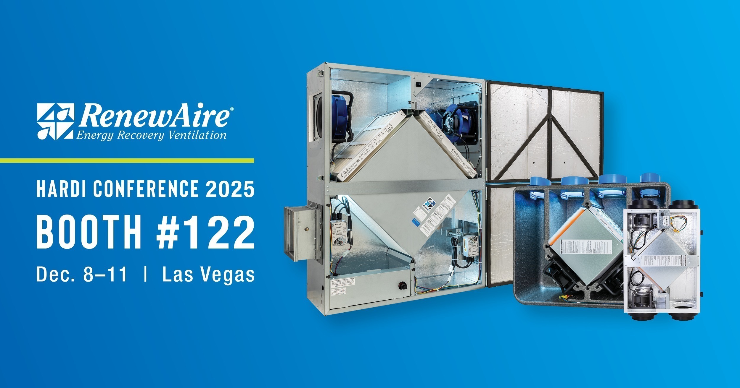 Expositor del stand de RenewAire HARDI 2025