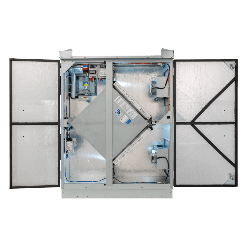 Avec une plage de CFM allant de 166 à 694, le ventilateur à récupération d'énergie (VRE) HE07RT permet de ventiler efficacement les espaces commerciaux. La flexibilité, la fiabilité et l'efficacité du HE07RT lui permettent d'exceller dans une large gamme d'applications commerciales, y compris les écoles, les cliniques et les espaces commerciaux.