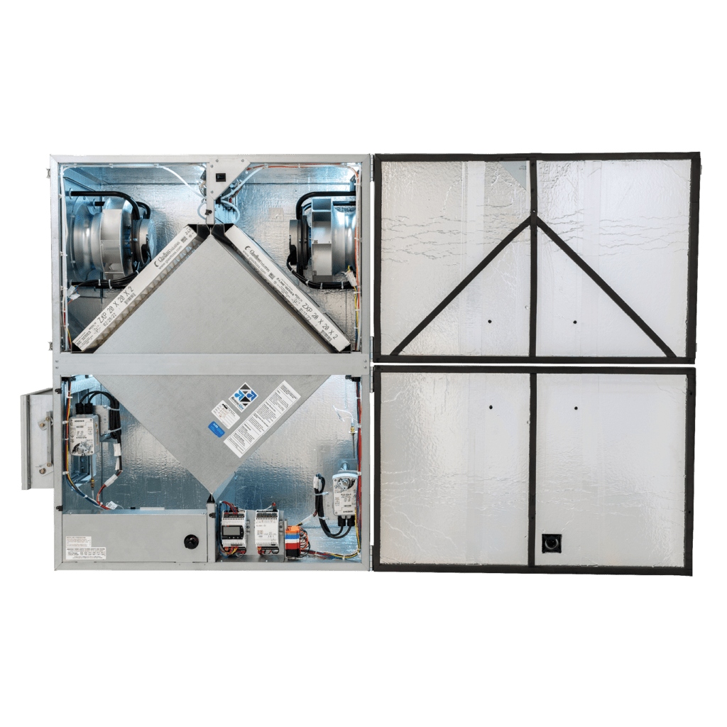 Le ventilateur à récupération d'énergie (VRE) RenewAire HE10IN offre une solution commerciale de qualité de l'air intérieur (QAI) et fournit de 250 à 1 100 PCM. La flexibilité, la fiabilité et l'efficacité du HE10IN lui permettent d'exceller dans une large gamme d'applications commerciales, y compris les écoles, les salons, les banques, les cabinets dentaires et les immeubles collectifs.