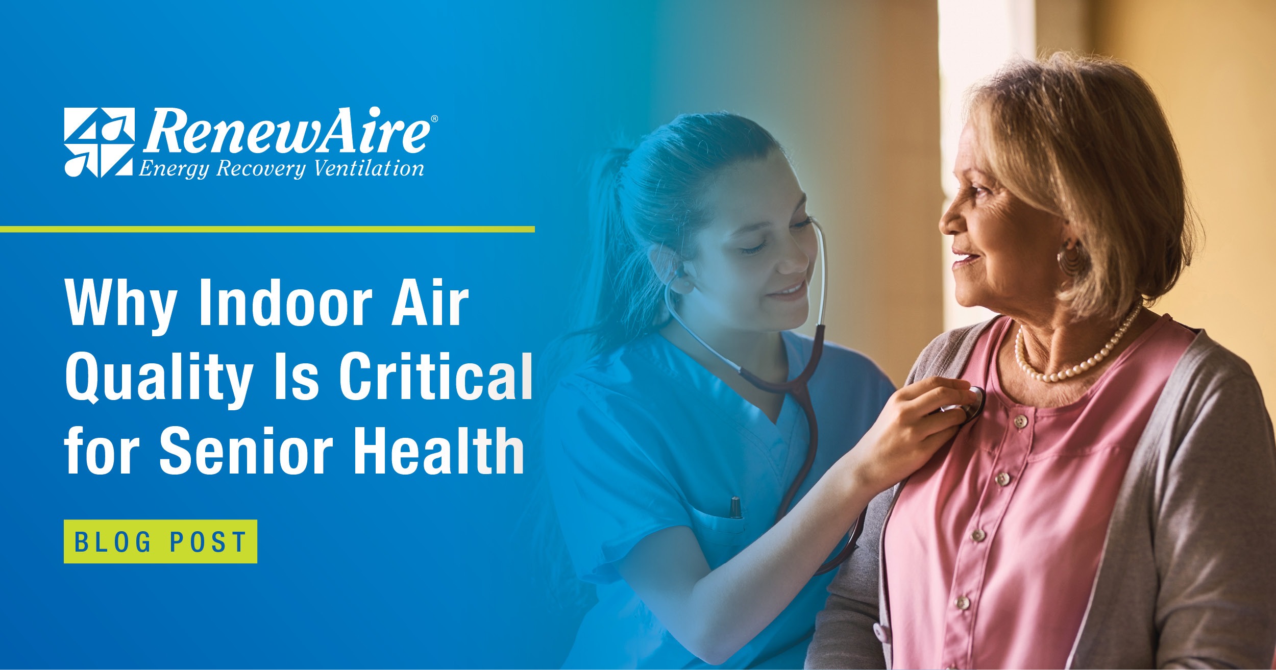 La qualité de l'air intérieur est importante pour la santé des personnes âgées